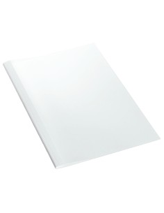 Leitz 39200 cartellina A4 Cartoncino, Plastica Trasparente, Bianco 100 pz