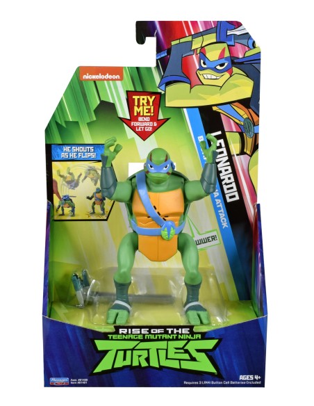 Teenage Mutant Ninja Turtles Turtles Pers. Deluxe Ninja Attack Con Suoni Assortito