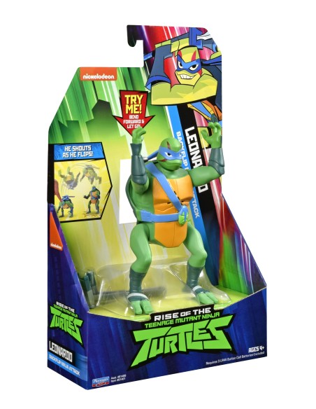 Teenage Mutant Ninja Turtles Turtles Pers. Deluxe Ninja Attack Con Suoni Assortito