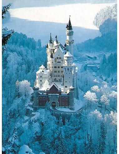 Ravensburger Neuschwanstein d'inverno 1500Pz