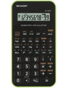 Sharp EL-501X calcolatrice Tasca Calcolatrice scientifica Nero, Grigio