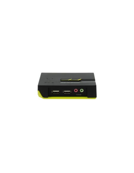 LevelOne KVM-0221 switch per keyboard-video-mouse (kvm) Nero, Verde