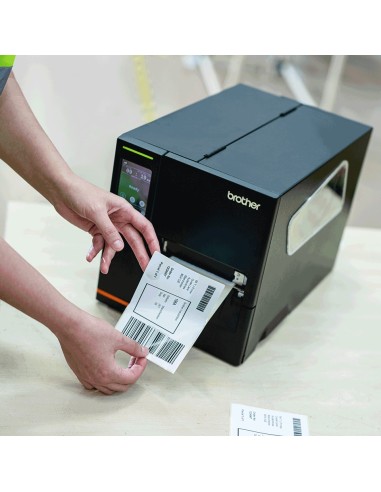 Brother TJ-4120TN stampante per etichette (CD) Termica diretta Trasferimento termico 300 x 300 DPI