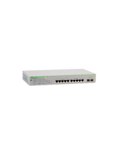 Allied Telesis GS950 10PS Gestito Gigabit Ethernet (10 100 1000) Supporto Power over Ethernet (PoE) Verde, Grigio