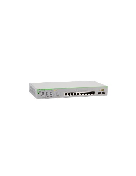 Allied Telesis GS950 10PS Gestito Gigabit Ethernet (10 100 1000) Supporto Power over Ethernet (PoE) Verde, Grigio