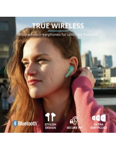 Trust Nika Auricolare True Wireless Stereo (TWS) In-ear Musica e Chiamate Bluetooth Turchese 2