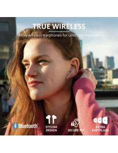 Trust Nika Auricolare True Wireless Stereo (TWS) In-ear Musica e Chiamate Bluetooth Rosa 2