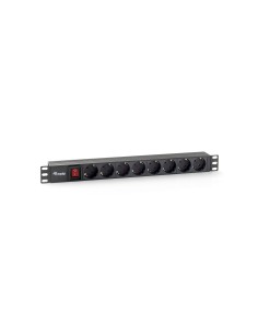 Equip 333283 unità di distribuzione dell'energia (PDU) 8 presa(e) AC 1U Nero