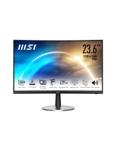 MSI Pro MP242C 60,5 cm (23.8") 1920 x 1080 Pixel Full HD LED Nero