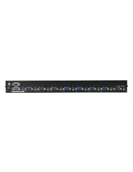 ATEN VS0801A switch per keyboard-video-mouse (kvm) Montaggio rack Nero