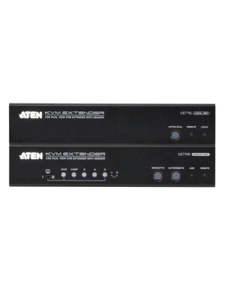 ATEN CE775 moltiplicatore AV Trasmettitore e ricevitore AV Nero