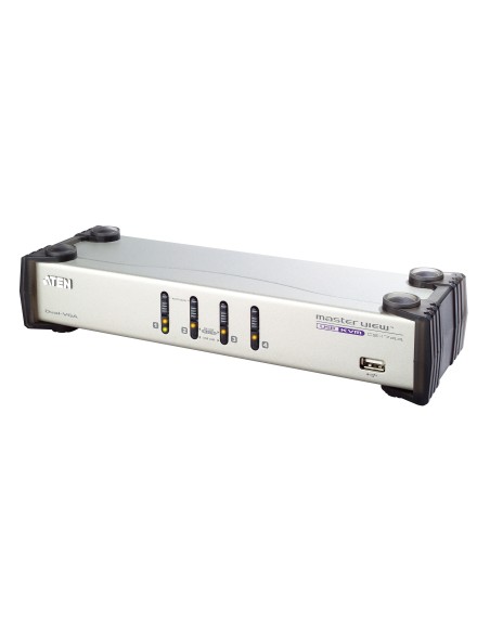 ATEN CS1744 switch per keyboard-video-mouse (kvm) Bianco