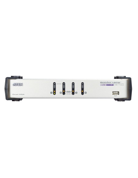 ATEN CS1744 switch per keyboard-video-mouse (kvm) Bianco