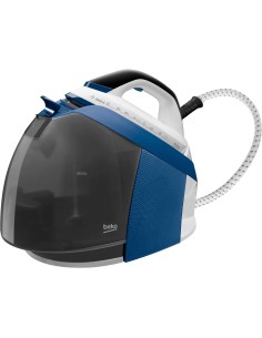 Beko SGA8328D ferro da stiro a caldaia 2800 W Ceramica Blu, Bianco