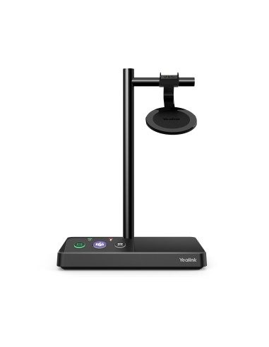 Yealink WH62 Mono Teams Sistema di audioconferenza personale Wireless A Padiglione Ufficio Micro-USB Base di ricarica Nero