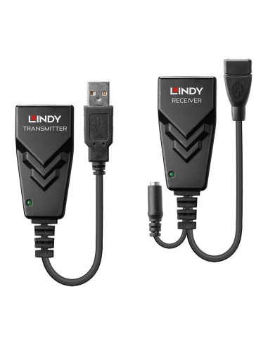 Lindy 42674 moltiplicatore di rete Ricevitore e trasmettitore di rete Nero