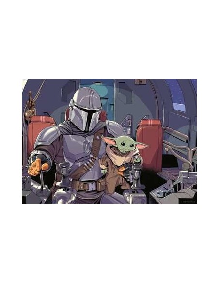 Ravensburger Star Wars  The Mandalorian Puzzle 1000 pz Televisione film