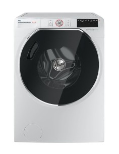 Hoover H7D 496AME 1-S lavasciuga Libera installazione Caricamento frontale Bianco D