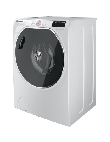 Hoover H7D 496AME 1-S lavasciuga Libera installazione Caricamento frontale Bianco D