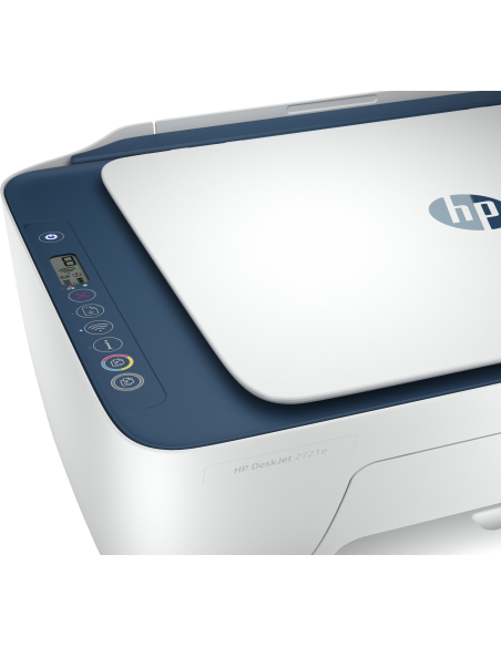 HP Stampante multifunzione HP DeskJet 2721e, Colore, Stampante per Casa, Stampa, copia, scansione, wireless HP+ idonea a HP