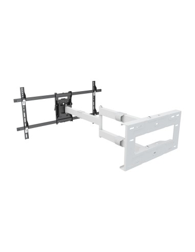 Multibrackets 6874 Supporto TV a parete 190,5 cm (75") Nero, Bianco