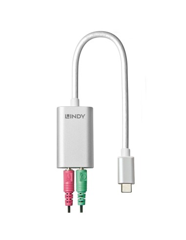Lindy 42711 cavo per cellulare Bianco USB C 3.5mm