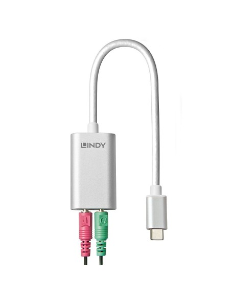 Lindy 42711 cavo per cellulare Bianco USB C 3.5mm