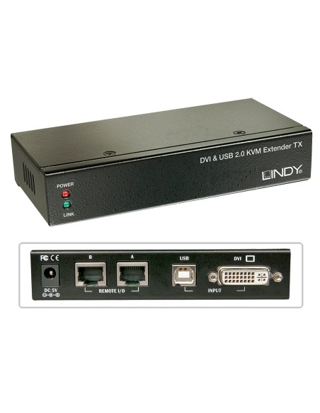 Lindy 39377 switch per keyboard-video-mouse (kvm) Nero