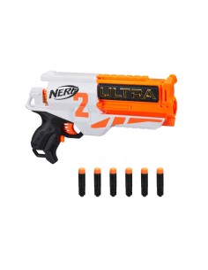 Nerf Ultra Two Blaster motorizzato a retrocarica rapida, 6 dardi Ultra