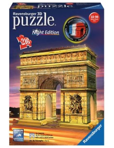 Ravensburger Arc De Triomphe Night Edition 3D Puzzle Puzzle 3D 216 pz Edifici