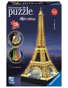 Ravensburger Eiffelturm bei Nacht Puzzle 3D 216 pz