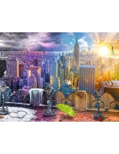 Ravensburger 16008 puzzle 1500 pz Città 2