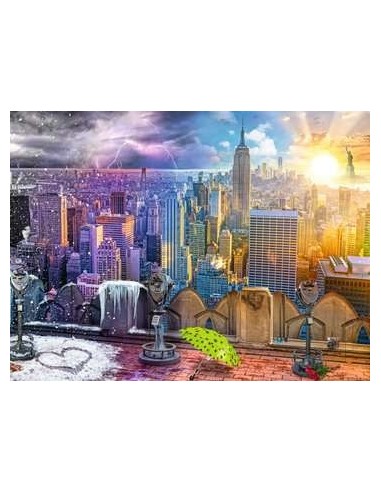 Ravensburger 16008 puzzle 1500 pz Città
