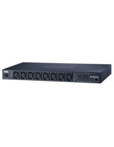 ATEN PE8108G unità di distribuzione dell'energia (PDU) 8 presa(e) AC 1U Nero