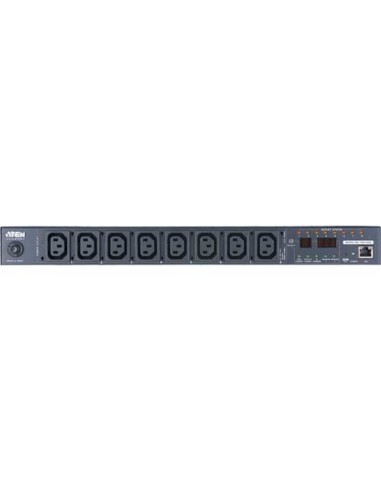 ATEN PE8108G unità di distribuzione dell'energia (PDU) 8 presa(e) AC 1U Nero