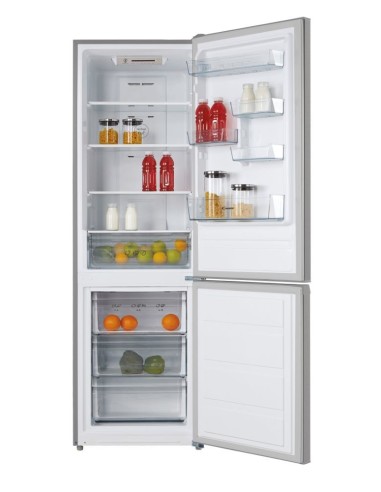 Candy CVBN 6184X S frigorifero con congelatore Libera installazione 295 L Acciaio inossidabile