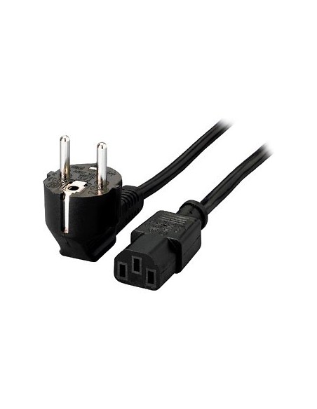 Equip 112120 cavo di alimentazione Nero 1,8 m Accoppiatore C13 CEE7 4