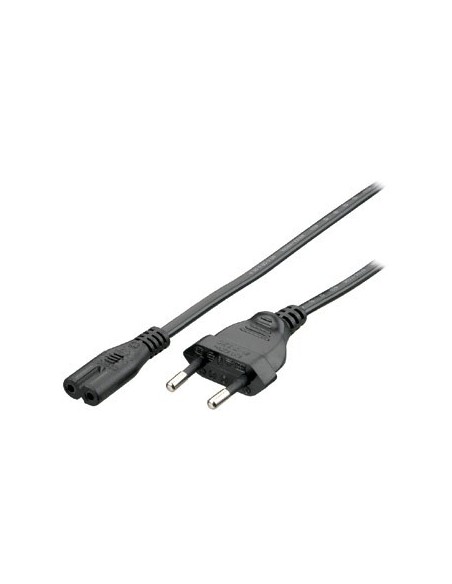 Equip 112160 cavo di alimentazione Nero 1,8 m Accoppiatore C7 CEE7 16