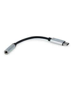 Equip 133474 cavo per cellulare Nero, Argento 0,15 m USB-C 3,5 mm