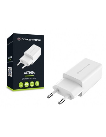 Conceptronic ALTHEA06W Caricabatterie per dispositivi mobili Bianco Interno