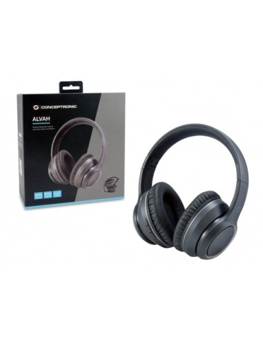 Conceptronic ALVAH01B cuffia e auricolare Wireless A Padiglione Musica e Chiamate Bluetooth Nero