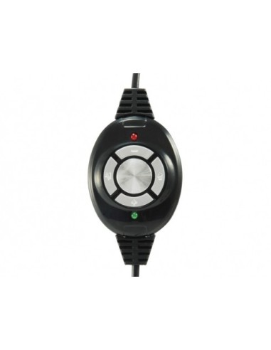 Conceptronic CCHATSTARU2B cuffia e auricolare Cablato A Padiglione Musica e Chiamate USB tipo A Nero, Rosso