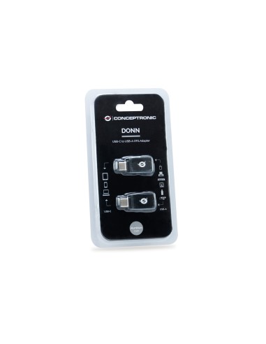 Conceptronic DONN03G adattatore per inversione del genere dei cavi USB 3.1 Gen 1 Type-C USB 3.1 Gen 1 Type-A Nero