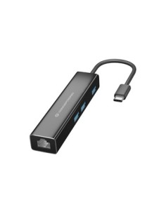 Conceptronic DONN07B hub di interfaccia USB 3.2 Gen 1 (3.1 Gen 1) Type-C 5000 Mbit s Nero