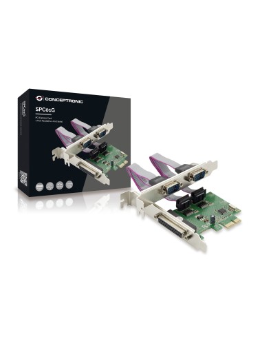 Conceptronic SPC01G scheda di interfaccia e adattatore Interno Parallelo, RS-232