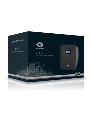 Conceptronic ZEUS03E gruppo di continuità (UPS) A linea interattiva 1,2 kVA 720 W 6 presa(e) AC