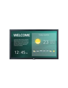LG 22SM3G-B Pannello piatto per segnaletica digitale 54,6 cm (21.5") Wi-Fi 250 cd m² UHD+ Nero 16 7