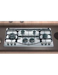 Hotpoint PHN 962 TS IX HA Acciaio inossidabile Da incasso 90 cm Gas 6 Fornello(i) 2