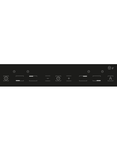 Hotpoint IKIA 640 F piano cottura Nero Da incasso 58 cm Piano cottura a induzione 4 Fornello(i)