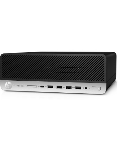 HP EliteDesk 705 G5 3400G SFF AMD Ryzen™ 5 PRO 8 GB DDR4-SDRAM 256 GB SSD Windows 10 Pro PC Nero